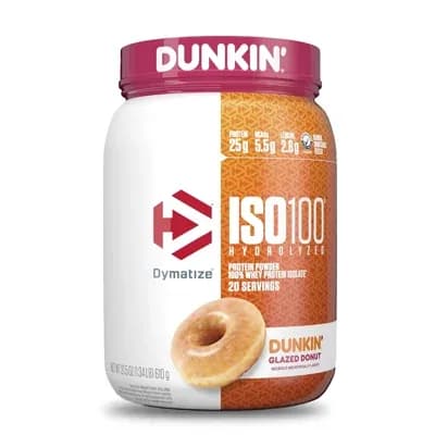 Proteína ISO100 Dymatize Dunkin Glazed Donut — vista principal